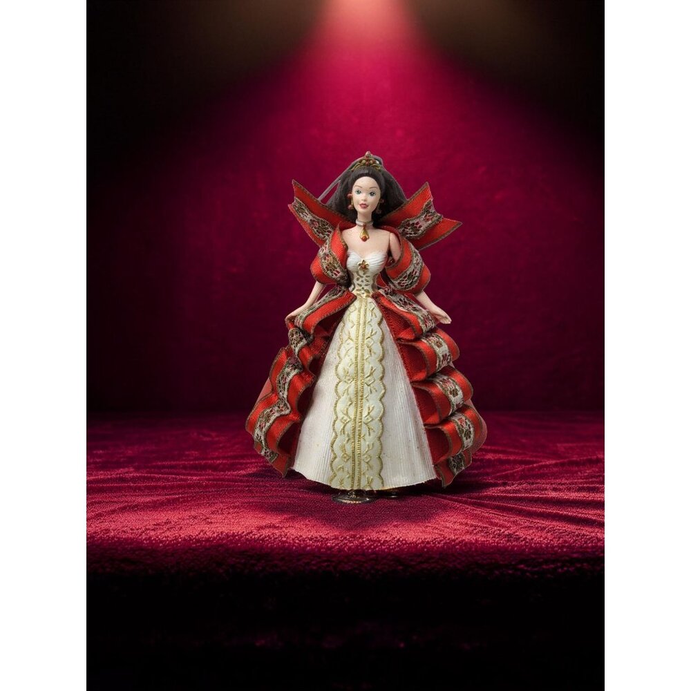 Vintage 1997 Barbie Christmas Ornament – Hallmark Keepsake Holiday Barbie